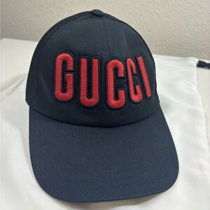 Gucci Unisex logo Gucci printed baseball cap